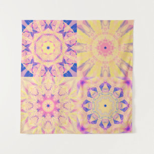 Reeks abstracte achtergrondkleurige calorische cal wandkleed