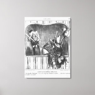 Reeks "Actualites", de nieuwe Napolitaan Canvas Afdruk
