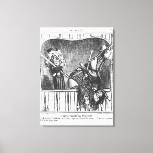 Reeks "Actualites", de nieuwe Neapolitan Canvas Afdruk (Voorkant)