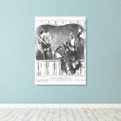 Reeks "Actualites", de nieuwe Neapolitan Canvas Afdruk (Insitu (Houten vloer))