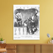 Reeks "Actualites", de nieuwe Neapolitan Canvas Afdruk (Insitu (Woonkamer))