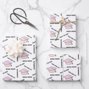 Reeks afstuderen papiervaten voor onmiddellijke ve inpakpapier vel