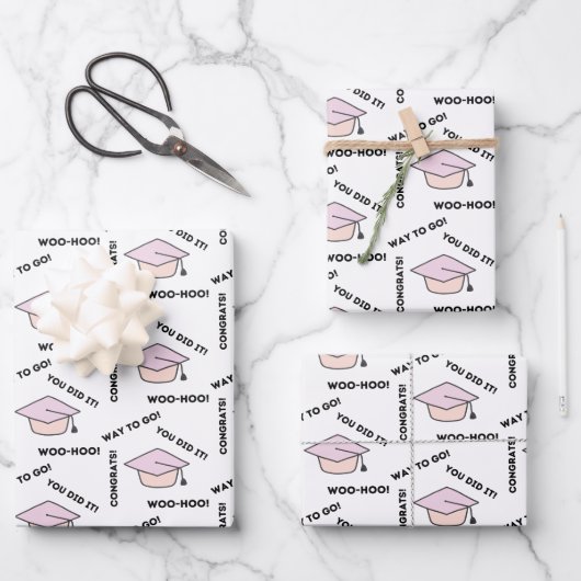 Reeks afstuderen papiervaten voor onmiddellijke ve inpakpapier vel (Voorkant)