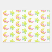 Reeks baby shower papiervaten voor onmiddellijke v inpakpapier vel (Voorkant 3)