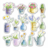 Reeks bouquetsticker sticker (Voorkant)