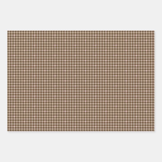 Reeks bruin en Roos gouden schroefdop Inpakpapier Vel (Voorkant 3)