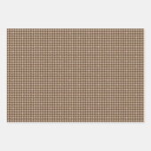 Reeks bruin en Roos gouden schroefdop Inpakpapier Vel (Voorkant)