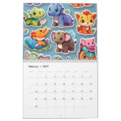 reeks cartoons kalender (Feb 2027)