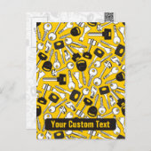 Reeks de Achtergrond van Sleutels Briefkaart (Voorkant / Achterkant)