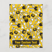 Reeks de Achtergrond van Sleutels Briefkaart (Voorkant)