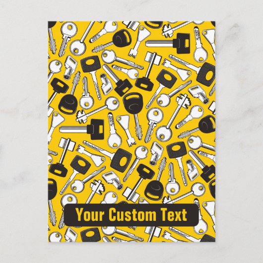 Reeks de Achtergrond van Sleutels Briefkaart (Voorkant)