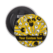 Reeks de Achtergrond van Sleutels Button Flesopener (Voorkant)