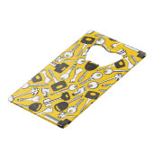 Reeks de Achtergrond van Sleutels Creditkaart Flessenopener (Achterkant Gekanteld)