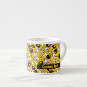 Reeks de Achtergrond van Sleutels Espresso Kop (Voorkant rechts)