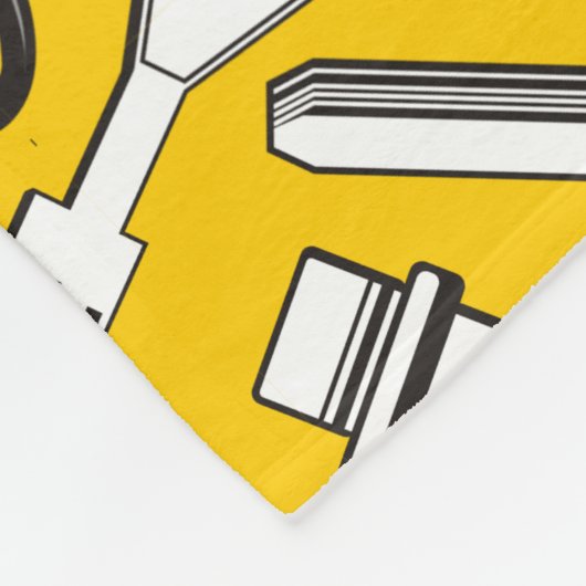 Reeks de Achtergrond van Sleutels Fleece Deken (Hoek)