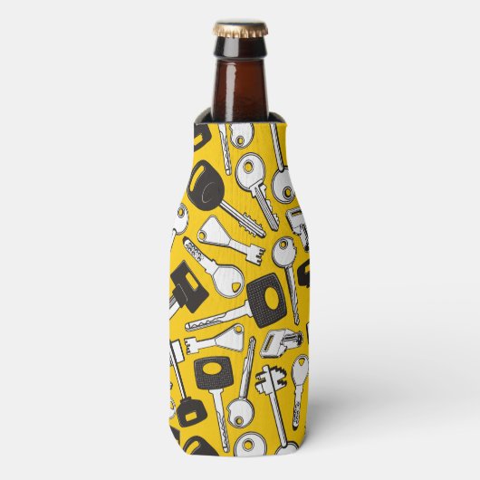 Reeks de Achtergrond van Sleutels Flesjeskoeler (Fles Voorkant)