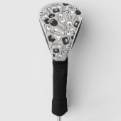 Reeks de Achtergrond van Sleutels Golfheadcover (Voorkant)