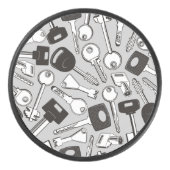 Reeks de Achtergrond van Sleutels Hockey Puck (Voorkant)