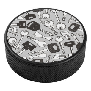 Reeks de Achtergrond van Sleutels Hockey Puck
