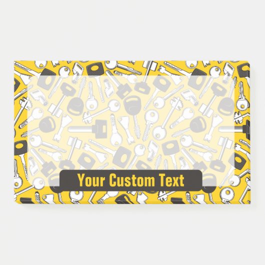 Reeks de Achtergrond van Sleutels Post-it® Notes (Voorkant)