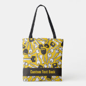 Reeks de Achtergrond van Sleutels Tote Bag (Achterkant)