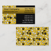 Reeks de Achtergrond van Sleutels Visitekaartje (Voorkant / Achterkant)