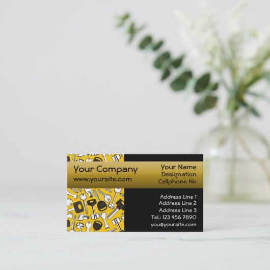 Reeks de Achtergrond van Sleutels Visitekaartje (Staand voorkant)