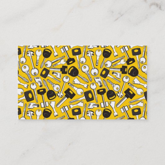 Reeks de Achtergrond van Sleutels Visitekaartje (Achterkant)