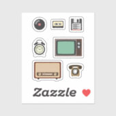 Reeks de Stickers van de  Apparaten van de terugke (Vel)