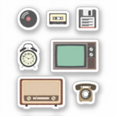 Reeks de Stickers van de  Apparaten van de terugke (Voorkant)