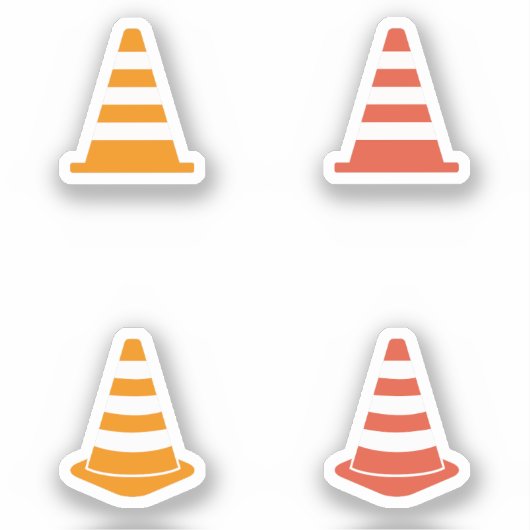 Reeks de Stickers van de Verkeersklon (Voorkant)