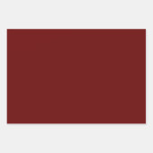 Reeks dieprood/omslagpapier van 3 inpakpapier vel (Voorkant 2)