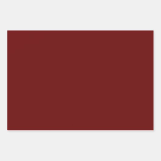 Reeks dieprood/omslagpapier van 3 inpakpapier vel (Voorkant 2)