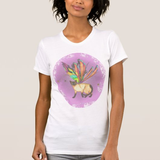 Reeks één Fae Kat T-Shirt 6 van 6 (Voorkant)