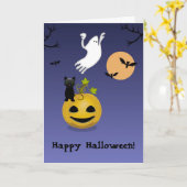 Reeks eng, halloween Wenskaart Kaart (Gele Bloem)