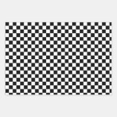 Reeks getrapt en getrapt omlooppapier van 3 inpakpapier vel (Voorkant)