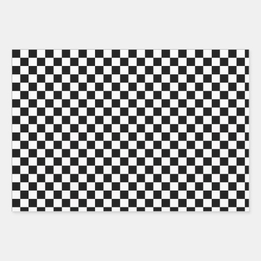 Reeks getrapt en getrapt omlooppapier van 3 inpakpapier vel (Voorkant)