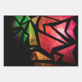 Reeks, grijs papier, oud papier inpakpapier vel (Voorkant 3)