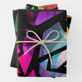 Reeks, grijs papier, oud papier inpakpapier vel (In situ)