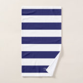 Reeks handdoeken van de marine en White Anchor Bat (Handdoek)