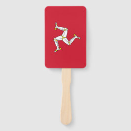 Reeks handventilatoren met Isle of Man flag, VK Handwaaier