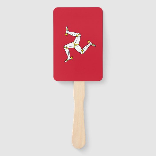 Reeks handventilatoren met Isle of Man flag, VK Handwaaier (Voorkant)