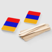 Reeks handventilatoren met vlag van Armenië Handwaaier (Niet-gemonteerd)