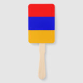 Reeks handventilatoren met vlag van Armenië Handwaaier (Voorkant)