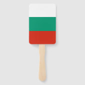 Reeks handventilatoren met vlag van Bulgarije Handwaaier (Achterkant)