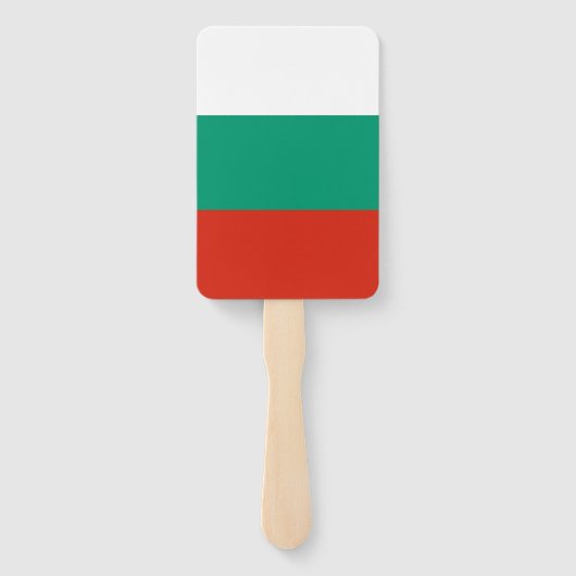Reeks handventilatoren met vlag van Bulgarije Handwaaier (Achterkant)