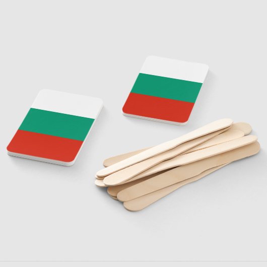 Reeks handventilatoren met vlag van Bulgarije Handwaaier (Niet-gemonteerd)