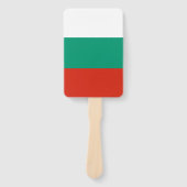 Reeks handventilatoren met vlag van Bulgarije Handwaaier (Voorkant)