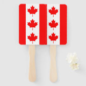 Reeks handventilatoren met vlag van Canada Handwaaier (Voorkant en achterkant)