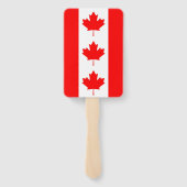 Reeks handventilatoren met vlag van Canada Handwaaier (Achterkant)